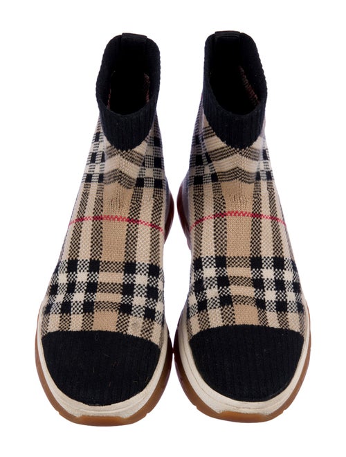 Burberry Boys' Patterned Sock Sneaker