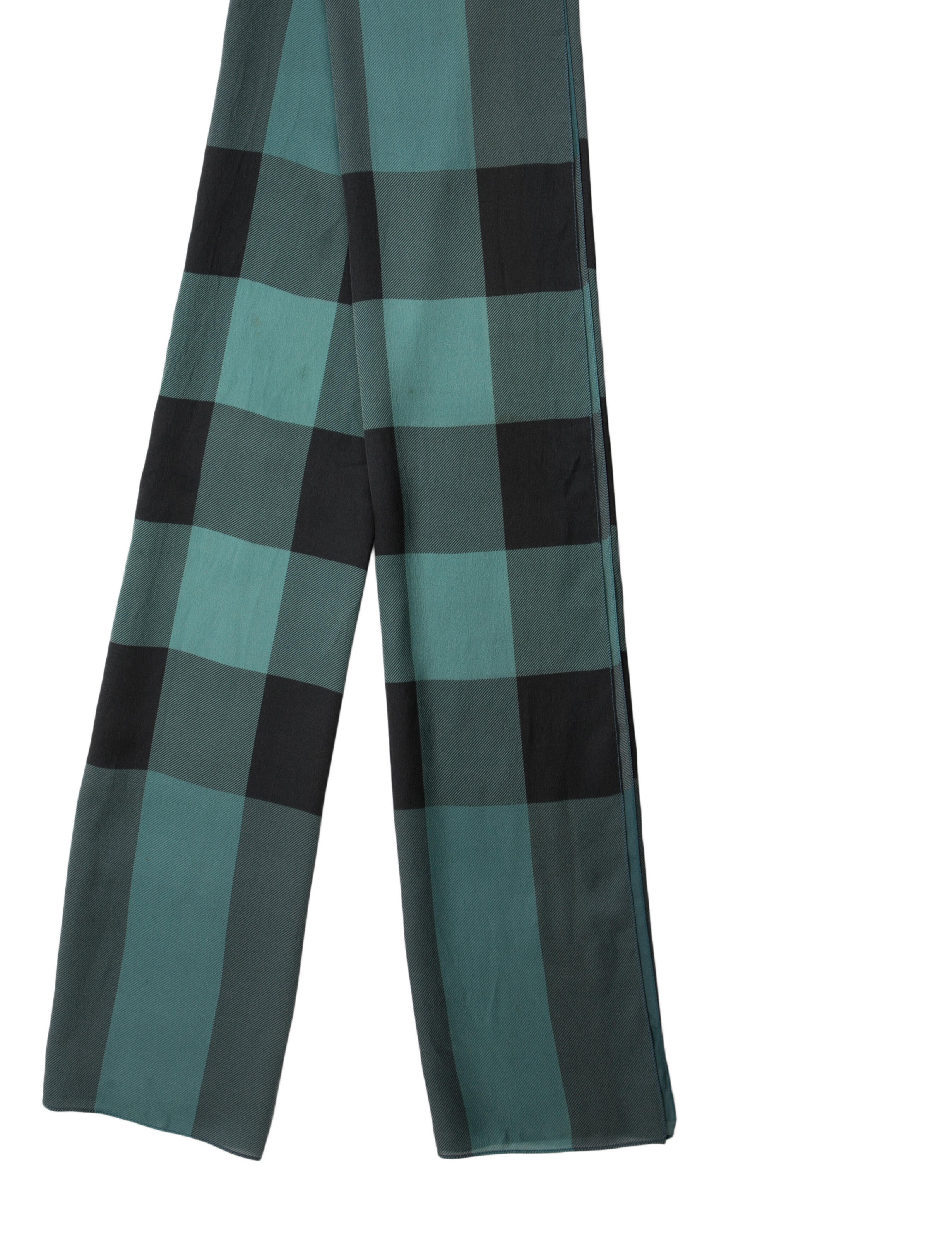 Burberry Silk House Check Pattern Scarf