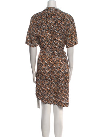 Burberry Silk Knee-Length Dress