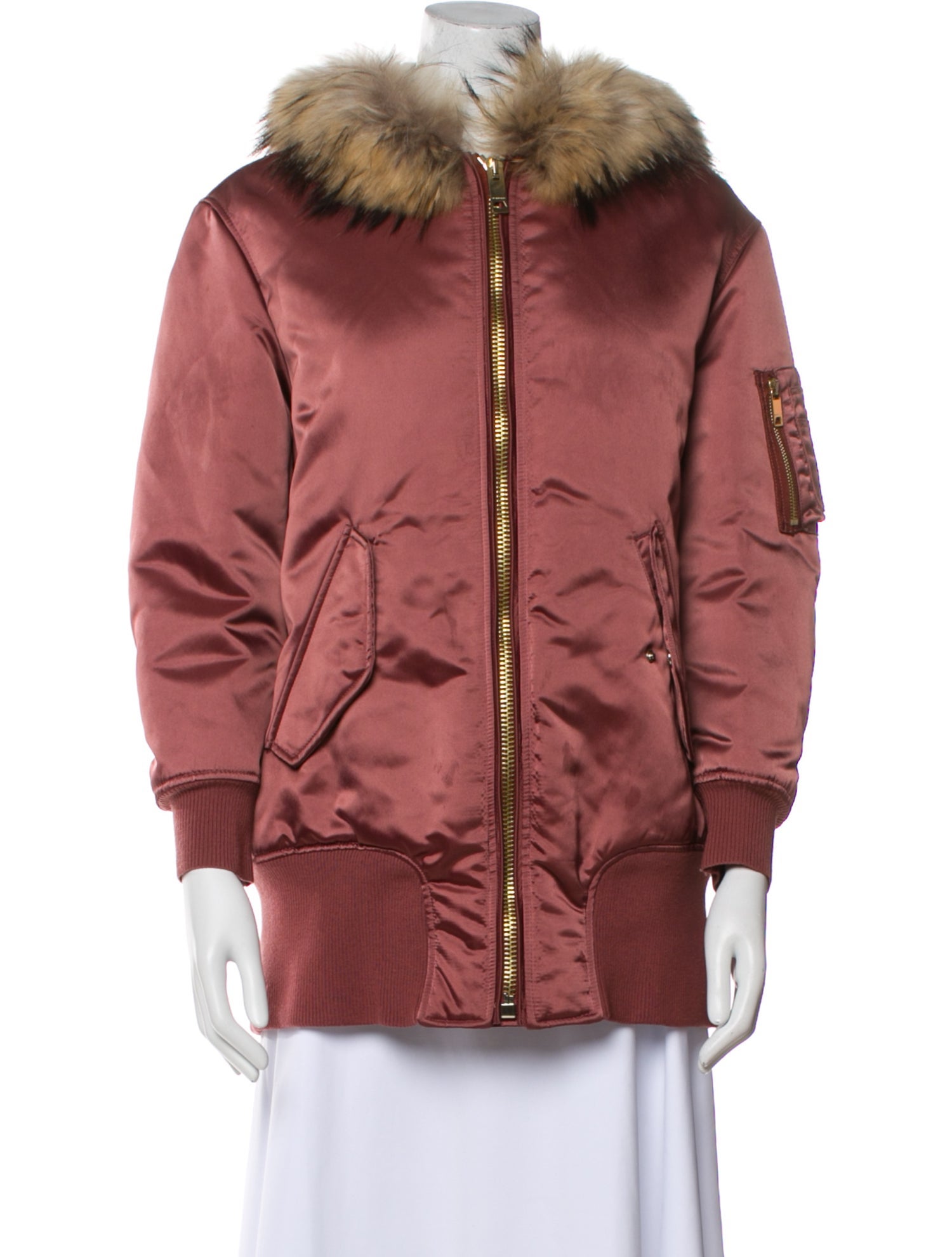 Burberry Faux Fur Jacket