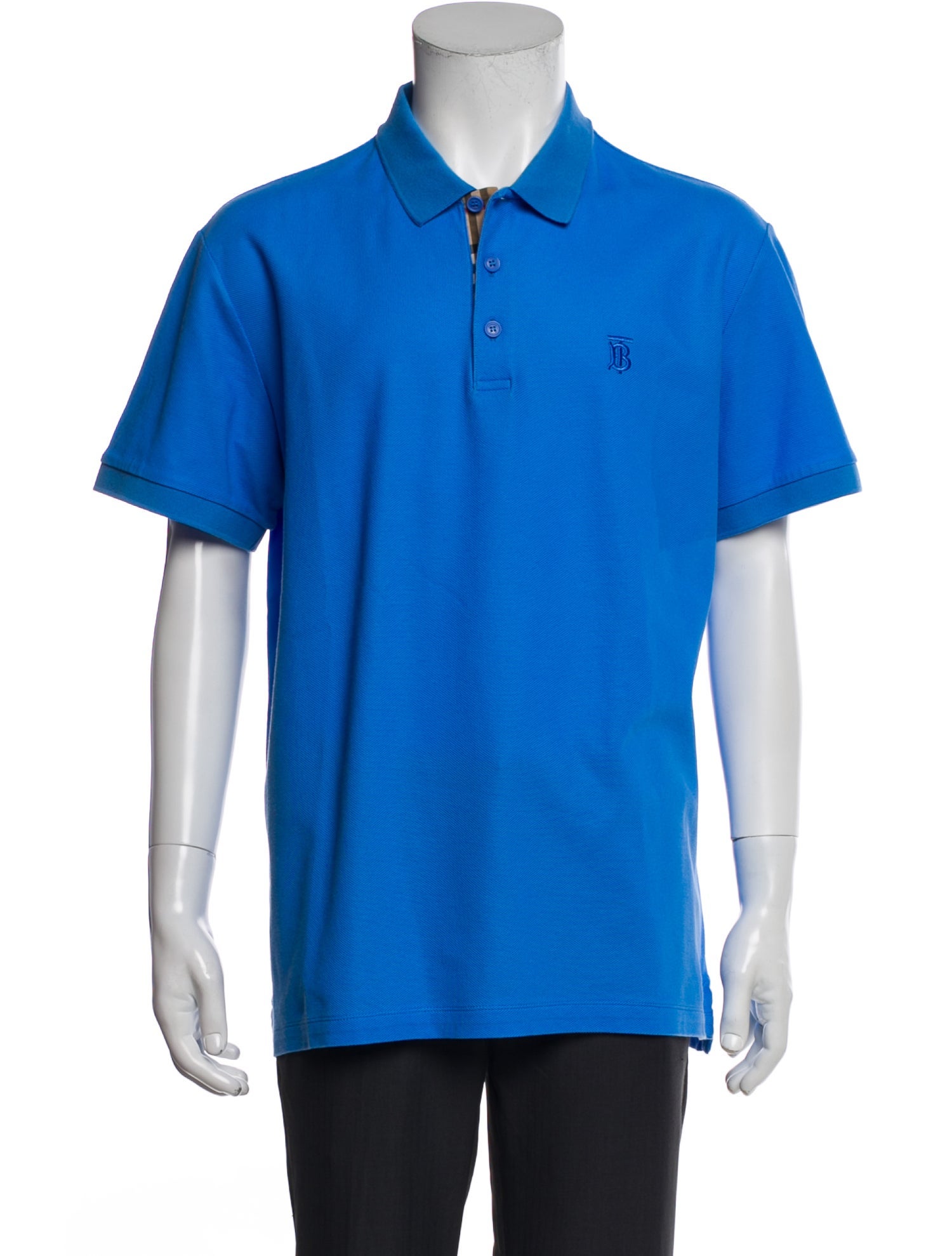 Burberry Nova Check Pattern Collar Polo Shirt