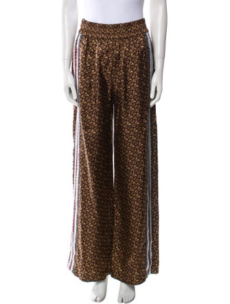 Burberry Silk Wide Leg Pants