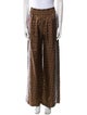 Burberry Silk Wide Leg Pants