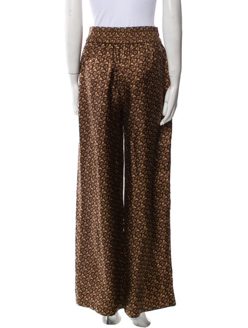 Burberry Silk Wide Leg Pants