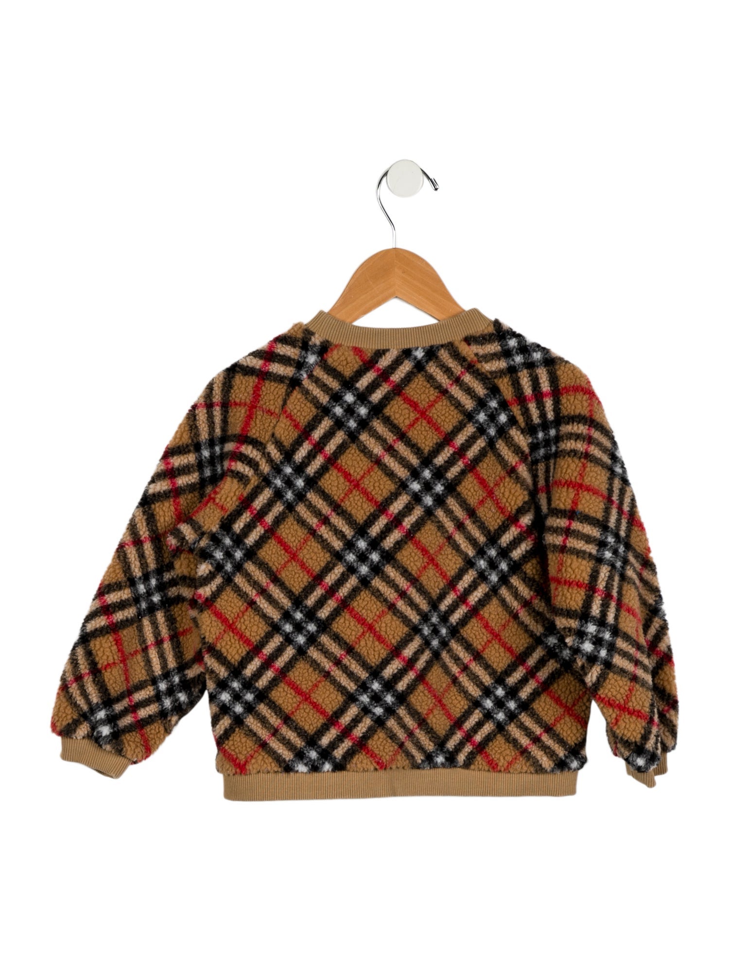 Burberry Toddlers' Checkprint Crew Neck Sweatshirt