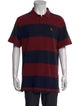 Burberry Colorblock Pattern Collar Polo Shirt