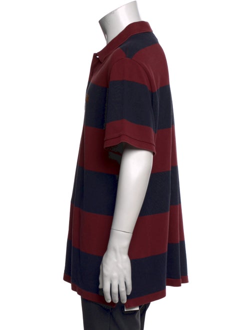 Burberry Colorblock Pattern Collar Polo Shirt