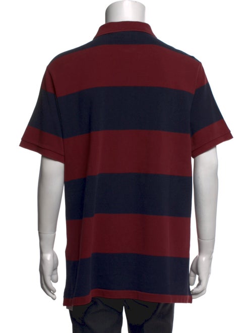 Burberry Colorblock Pattern Collar Polo Shirt