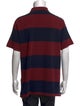 Burberry Colorblock Pattern Collar Polo Shirt
