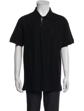 Burberry TB Monogram Collar Polo Shirt