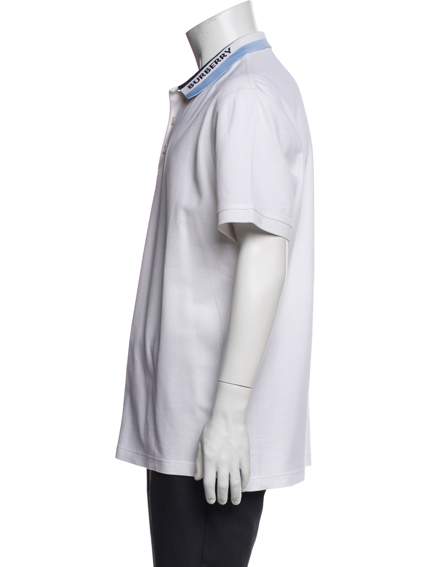 Burberry TB Monogram Collar Polo Shirt