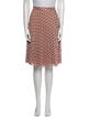 Burberry Printed Knee-Length Skirt