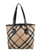 Burberry Super Nova Check Top Handle Bag