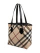 Burberry Super Nova Check Top Handle Bag