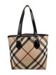 Burberry Super Nova Check Top Handle Bag