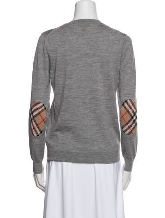 Burberry Wool Crew Neck Sweater