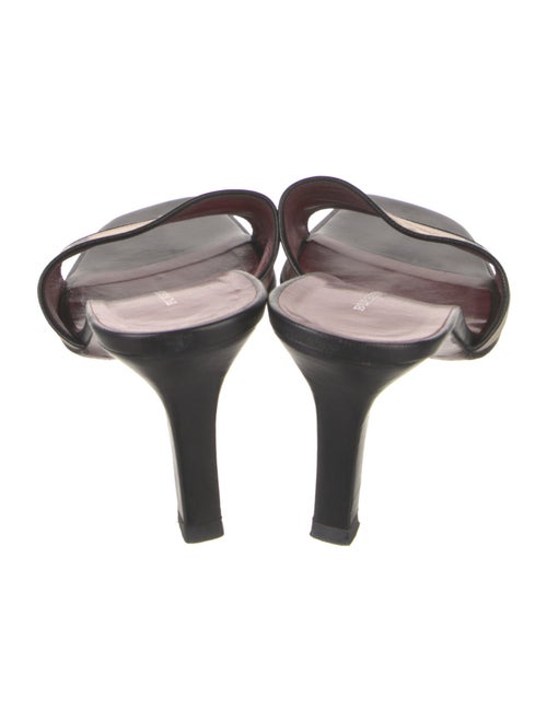 Burberry Nova Check Pattern Leather Slides