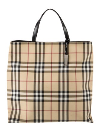 Burberry Nova Check Top Handle Bag