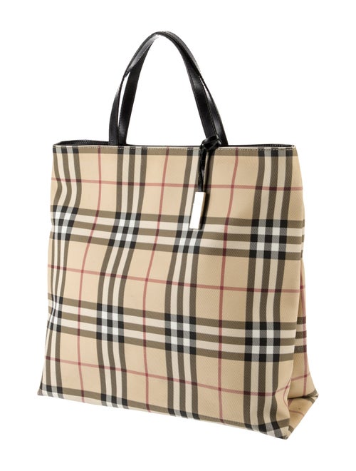 Burberry Nova Check Top Handle Bag