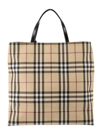 Burberry Nova Check Top Handle Bag