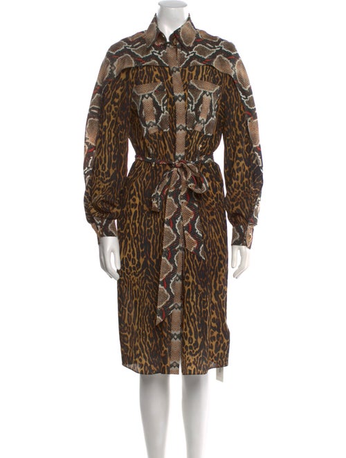 Burberry Silk Knee-Length Dress