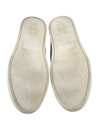 Burberry House Check Pattern Leather Sneakers