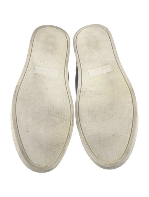 Burberry House Check Pattern Leather Sneakers