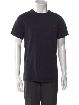 Burberry House Check Pattern Crew Neck T-Shirt