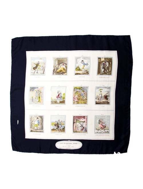 Burberry Silk TB Monogram Scarf