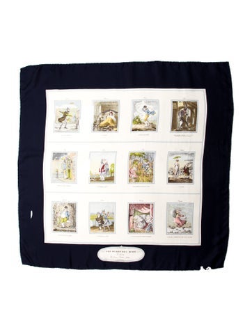 Burberry Scarves and Shawls Silk TB Monogram Scarf