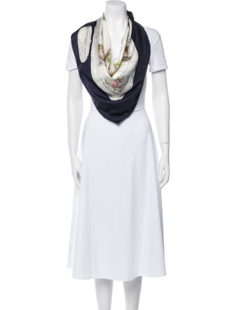 Burberry Silk TB Monogram Scarf