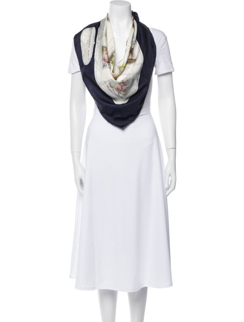 Burberry Silk TB Monogram Scarf