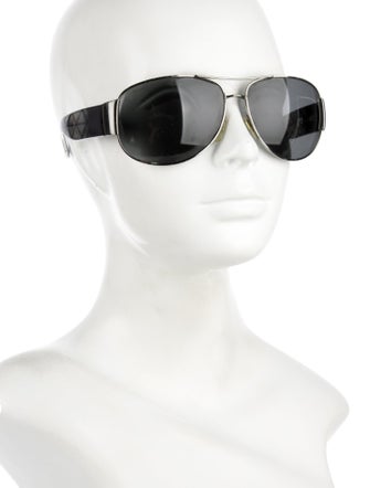 Burberry Aviator Tinted Sunglasses