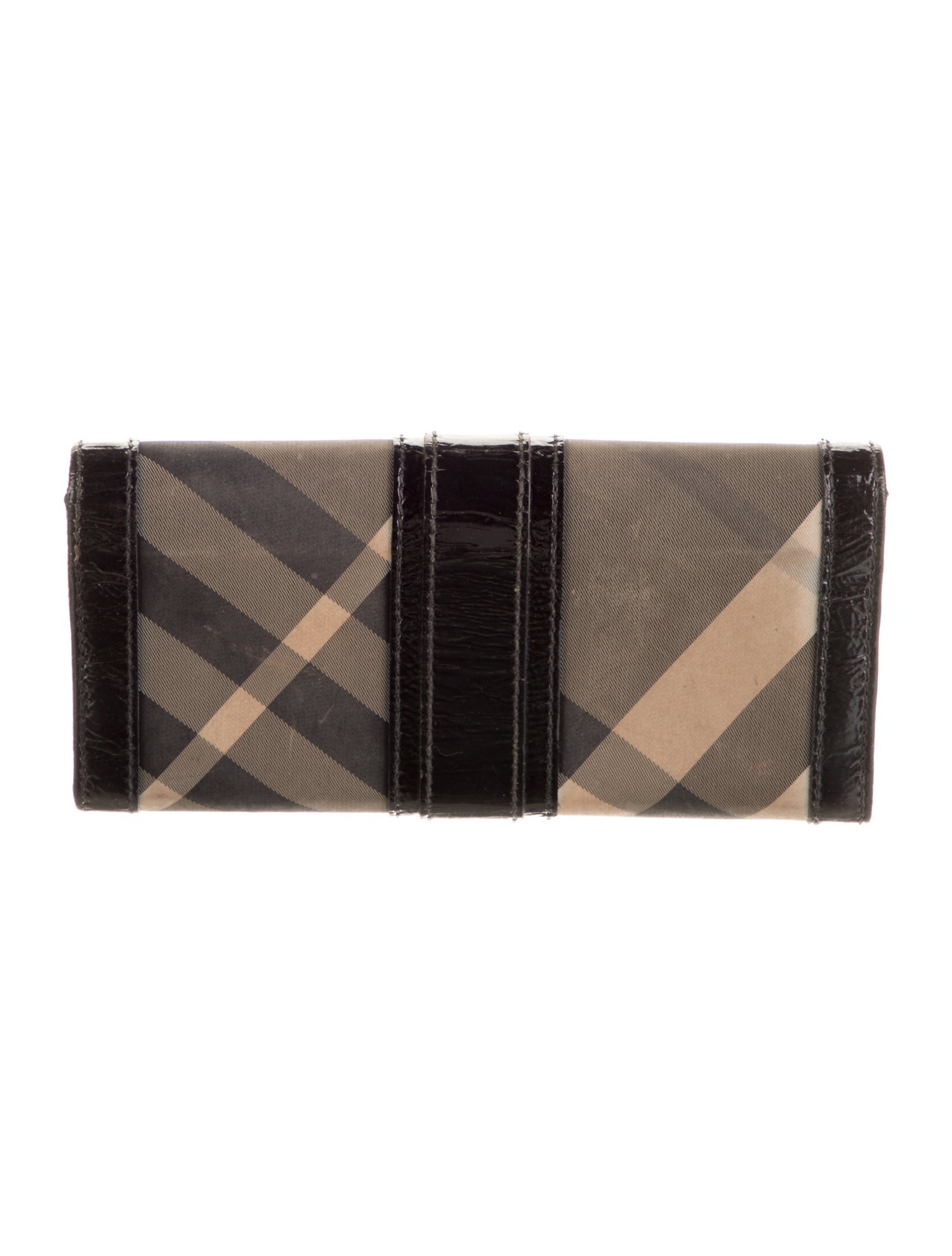 Burberry Exploded Check Pattern Continental Wallet