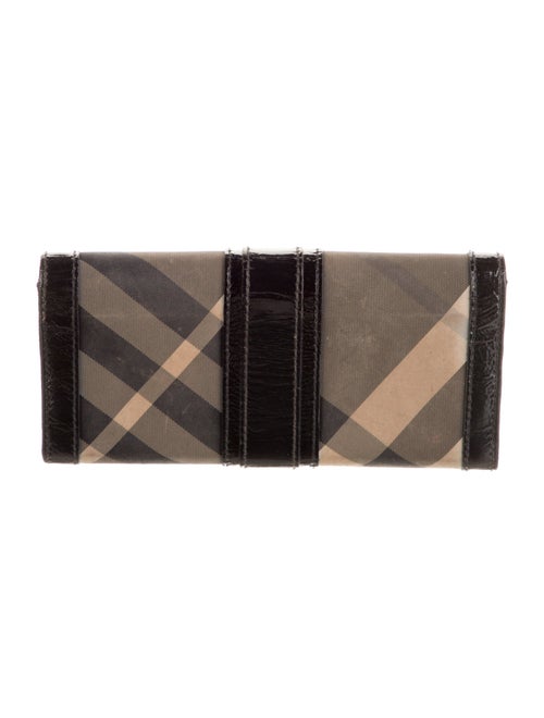Burberry Exploded Check Pattern Continental Wallet