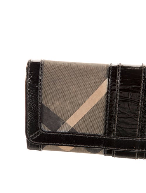 Burberry Exploded Check Pattern Continental Wallet