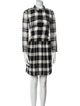Burberry Plaid Print Mini Dress