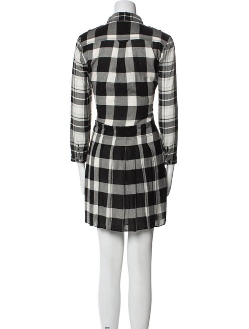 Burberry Plaid Print Mini Dress