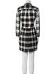 Burberry Plaid Print Mini Dress