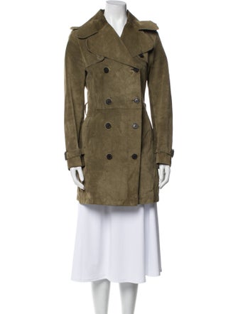 Burberry Leather Trench Coat