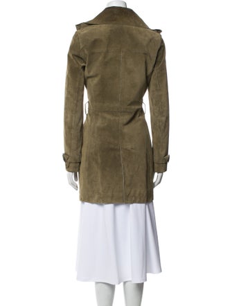 Burberry Leather Trench Coat