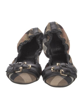Burberry Printed Ballet Flats
