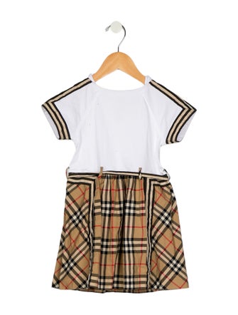 Burberry Girls' Short Sleeve Dress
