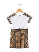 Burberry Girls' Short Sleeve Dress