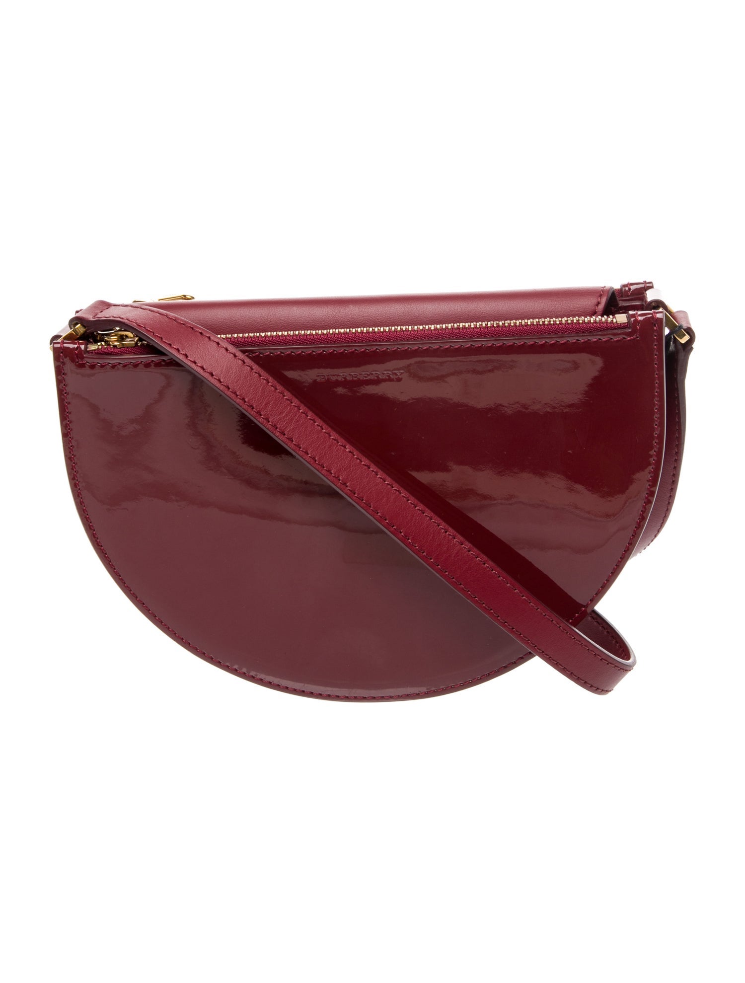 Burberry Patent Leather Crossbody Bag