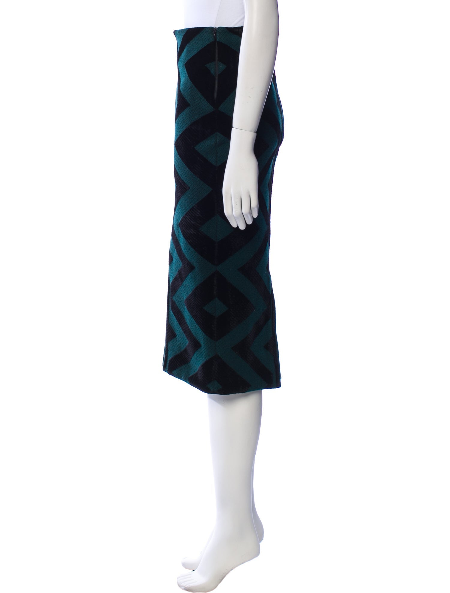 Burberry Printed Knee-Length Skirt