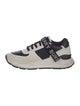 Burberry Leather Colorblock Pattern Athletic Sneakers