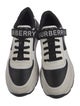 Burberry Leather Colorblock Pattern Athletic Sneakers