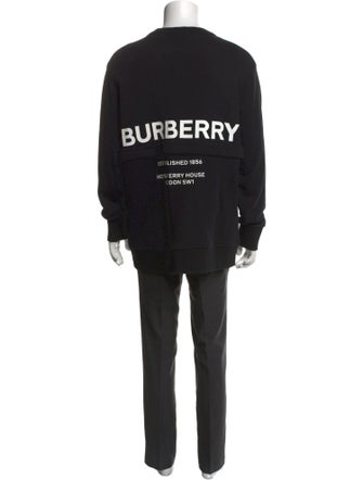 Burberry Crew Neck Long Sleeve Sweatshirt