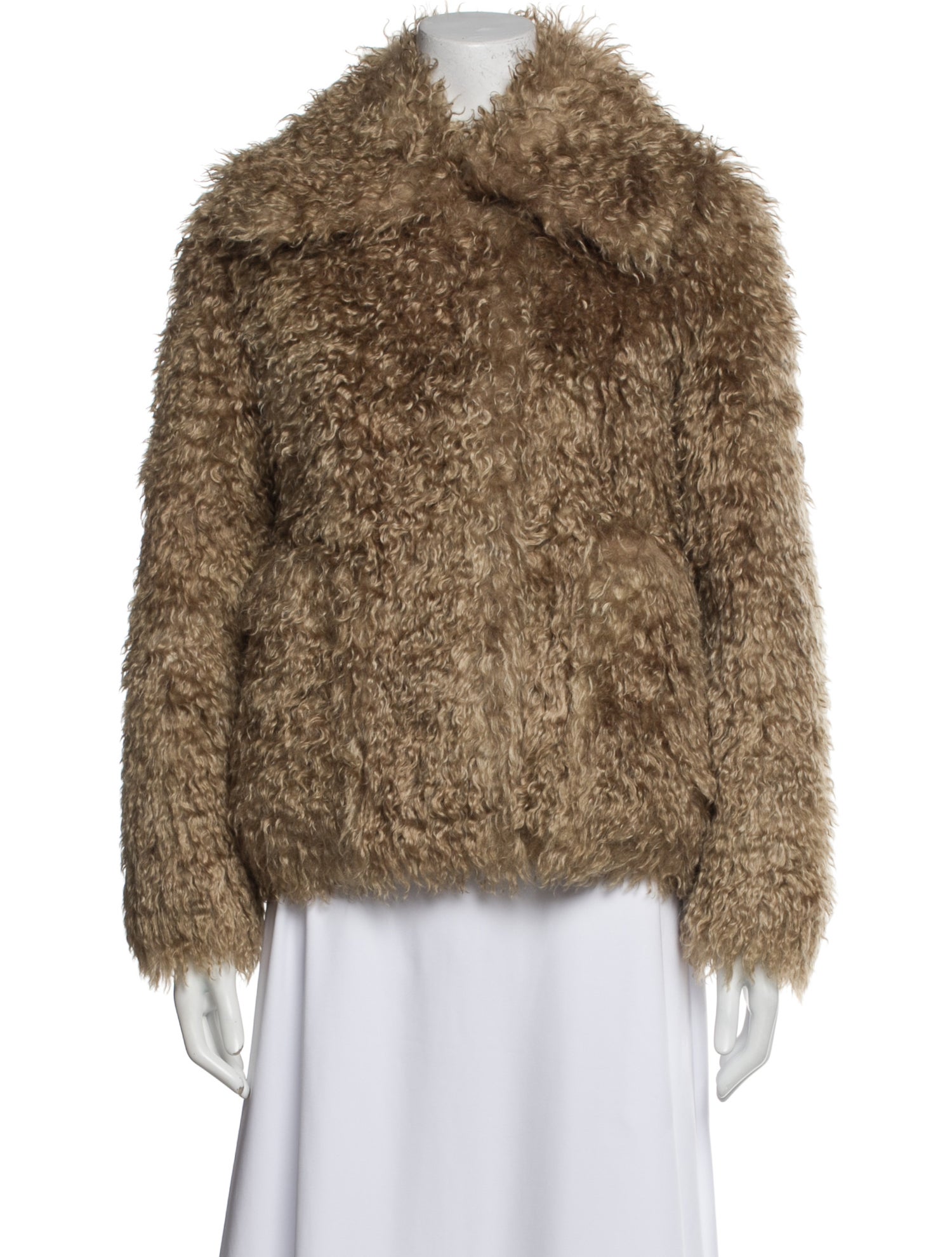 Burberry Mohair Faux Fur Jacket w/ Tags